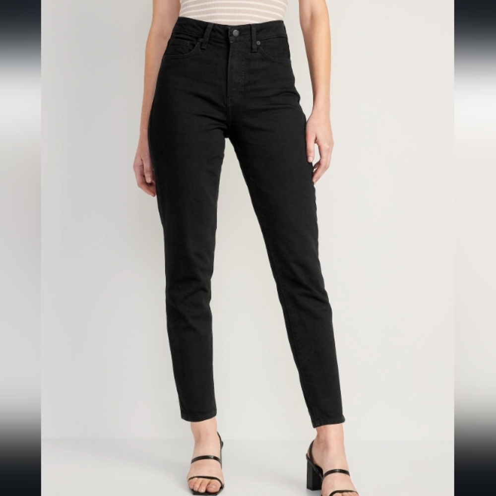 💙Old Navy high rise straight jeans☺️